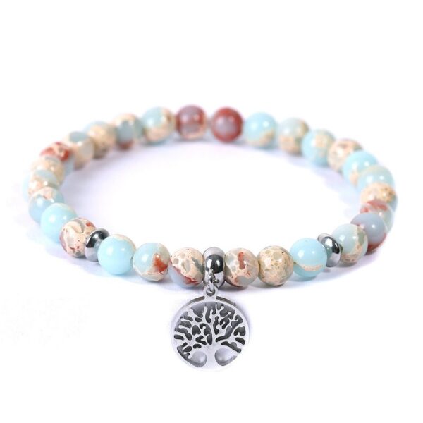 6mm tree of life bead bracelet