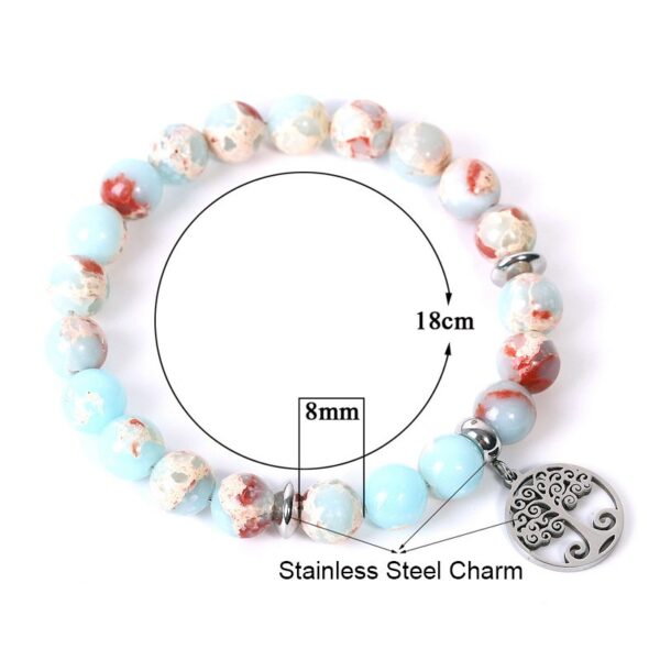 tree of life bead bracelet detal-3