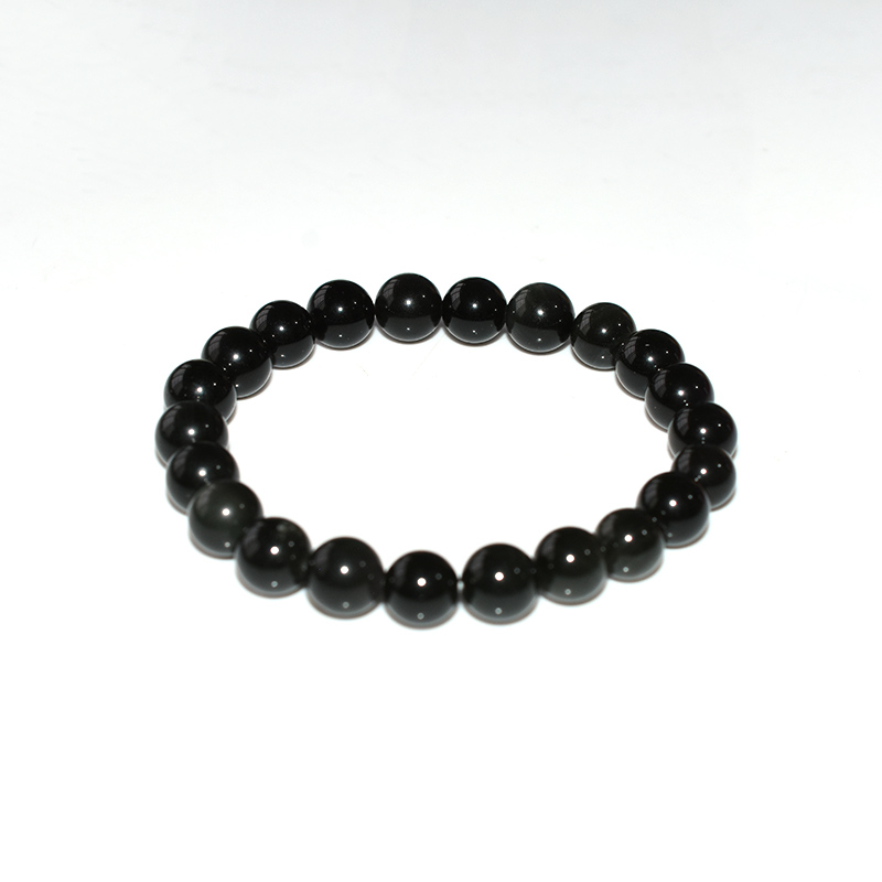 8mm obsidian stone bracelet