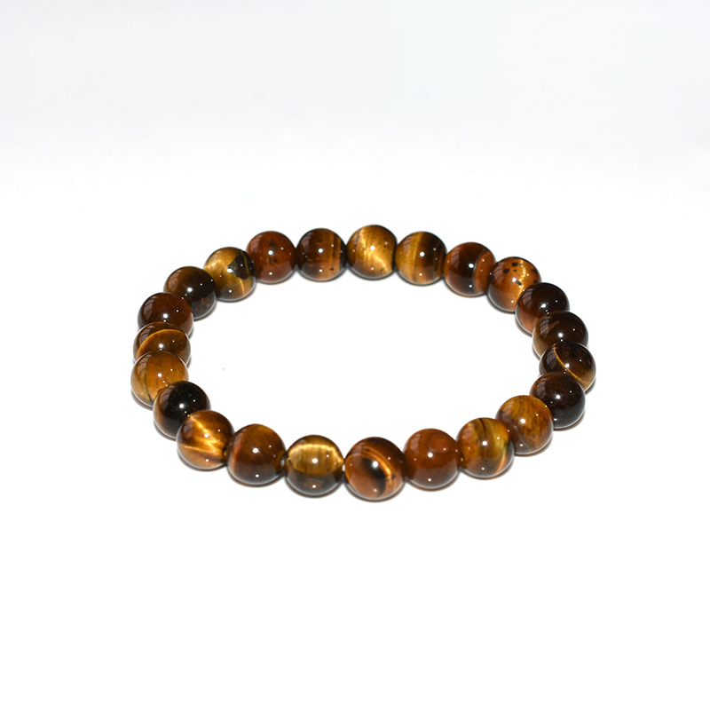 8mm tiger eye bead bracelet