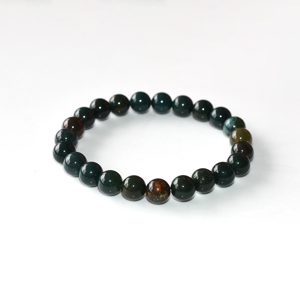 chicken blood stone bracelet