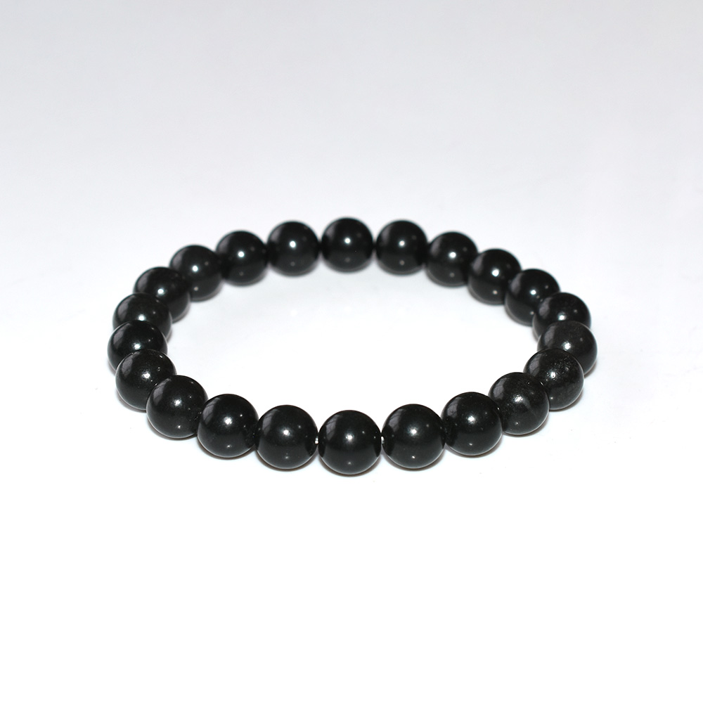 8mm shungite stone bracelet