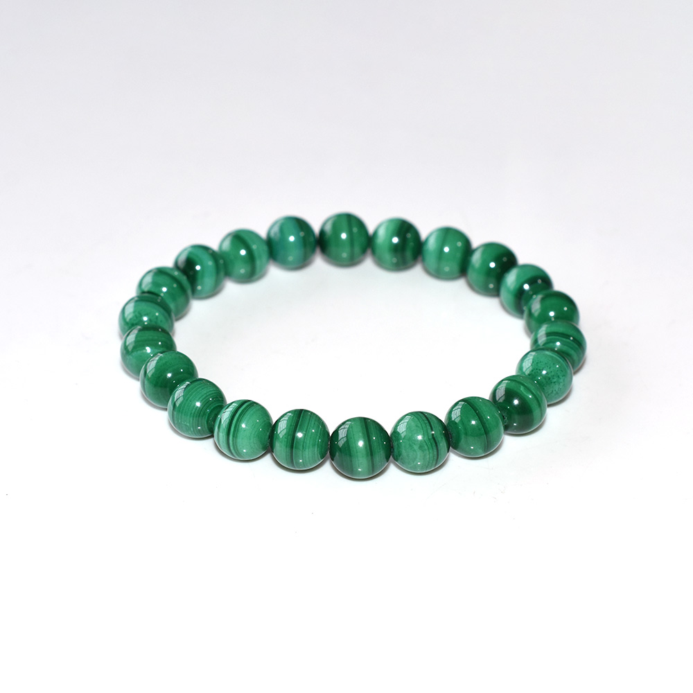 8mm malachite stone bracelet