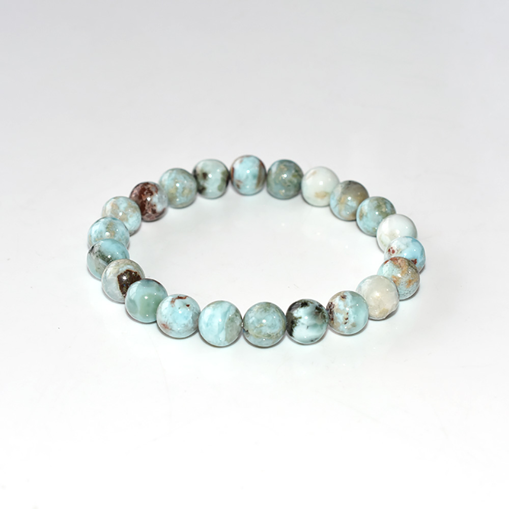 8mm larimar stone bracelet