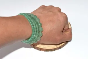 Green Aventurine Bracelet​ On Wrist