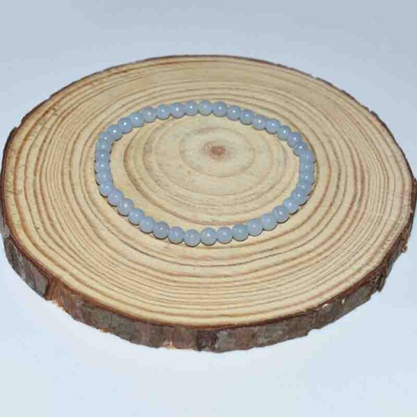 Angelite Bracelet Bead Sizes 4mm, 6mm, 8mm, 10mm