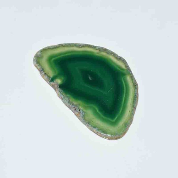 green agate slice