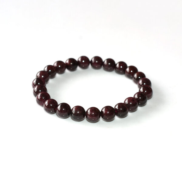 red garnet bracelet