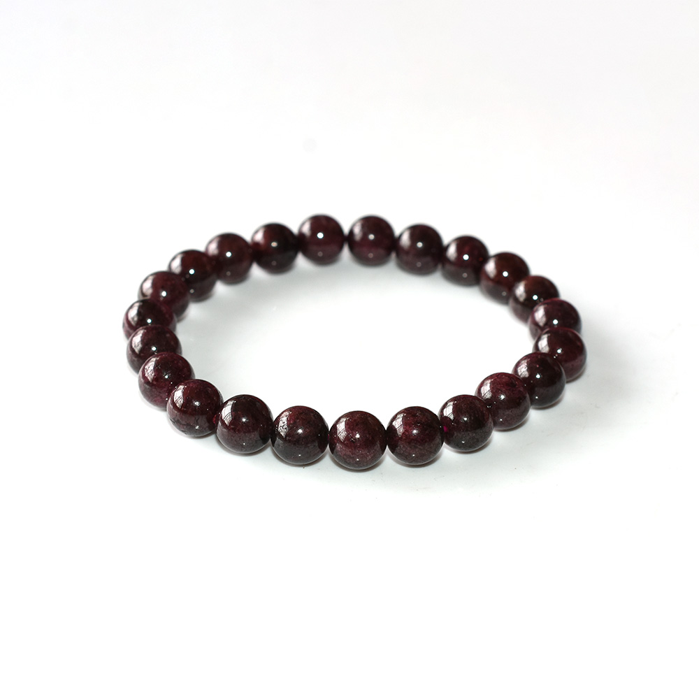 red garnet bracelet