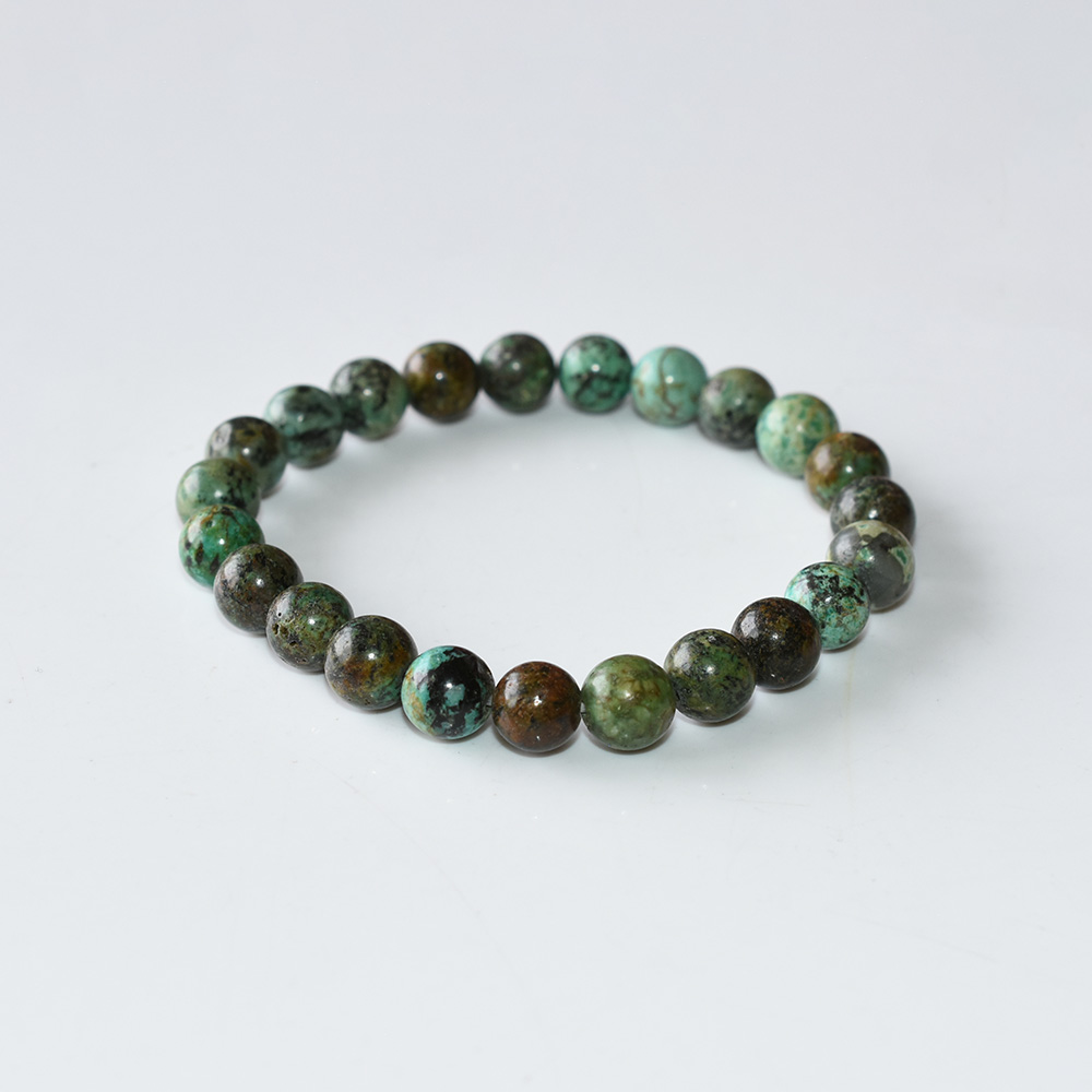 8mm african turquoise bracelet