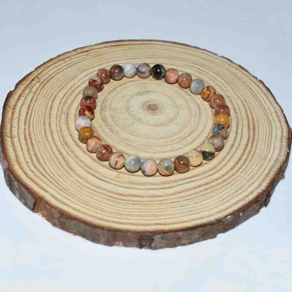 Crazy Lace Agate Bracelet