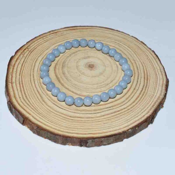 Angelite Bracelet Bead Sizes 4mm, 6mm, 8mm, 10mm