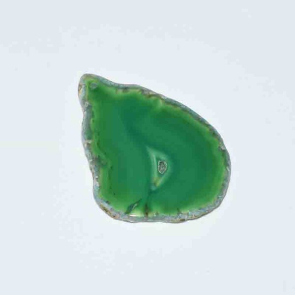 green agate slice