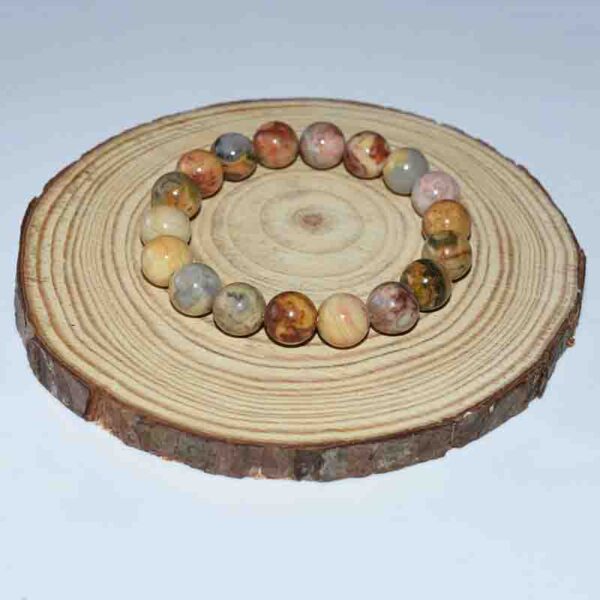 Crazy Lace Agate Bracelet