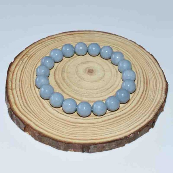 Angelite Bracelet Bead Sizes 4mm, 6mm, 8mm, 10mm