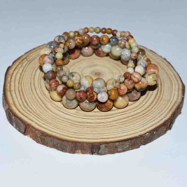 Crazy Lace Agate Bracelet