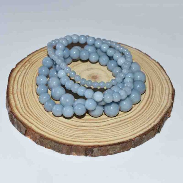 Angelite Bracelet for Healing and Spiritual Connection