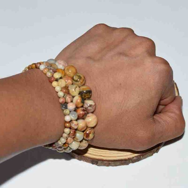 Crazy Lace Agate Bracelet