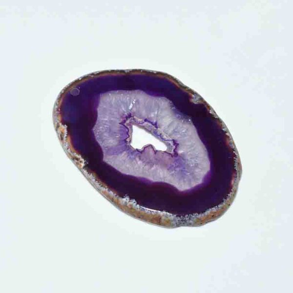 purple agate slice