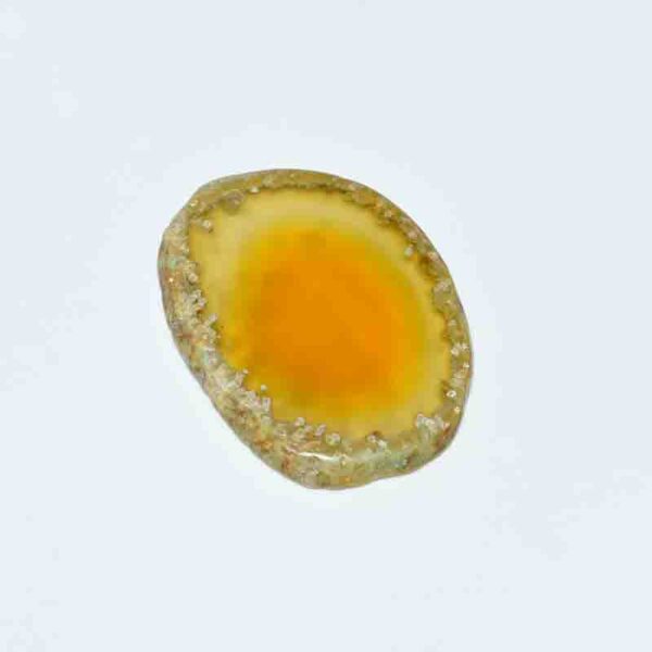 orange agate slice