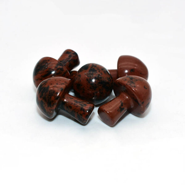 red obsidian crystal mushroom