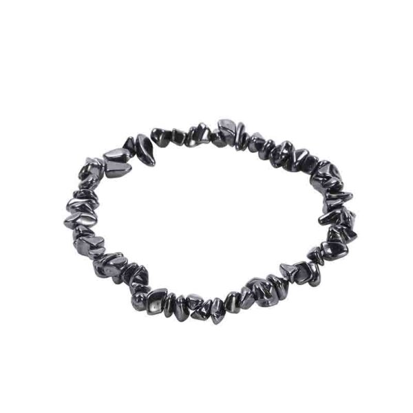hematite chip bracelet