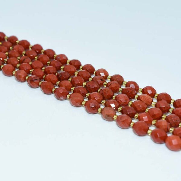 red jasper rice beads