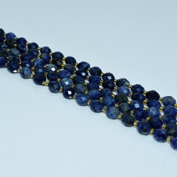 blue sodalite rice beads