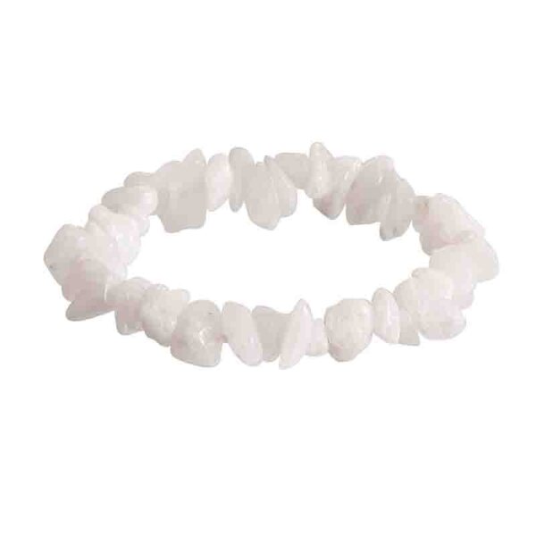 moon stone chip bracelet