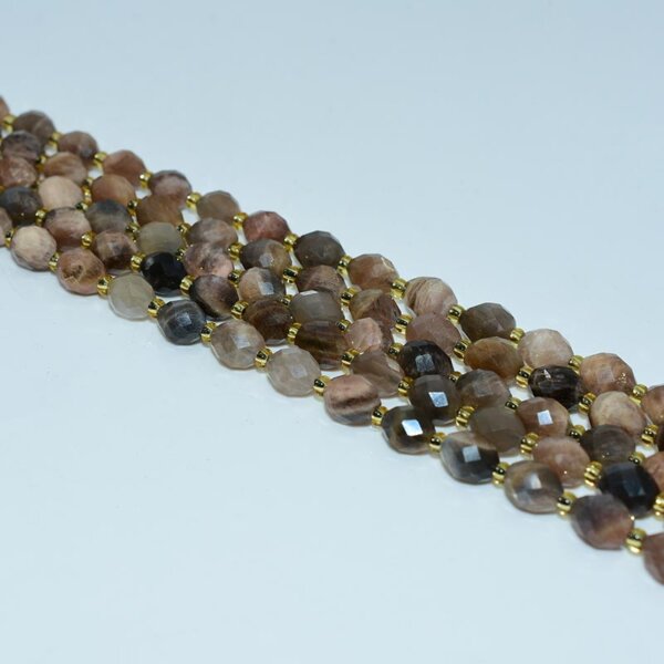 black sun stone rice beads
