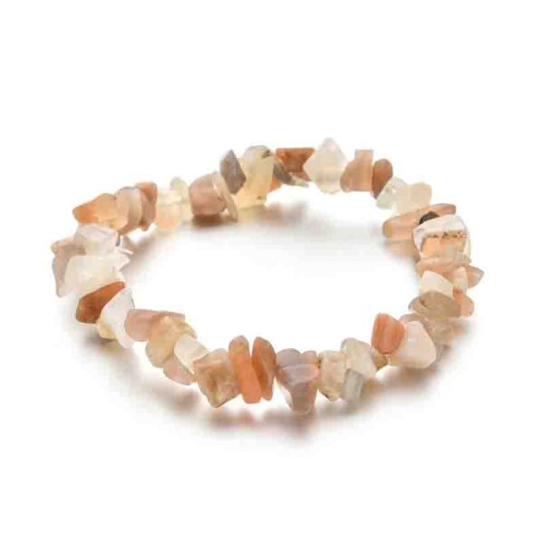 sun stone chip bracelet