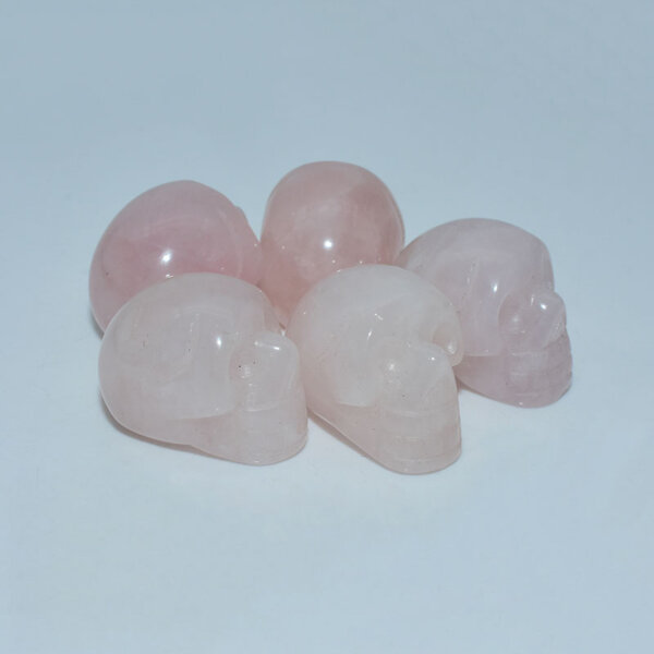 Rose Quartz Skull Crystals – Love and Emotional Healing Stones