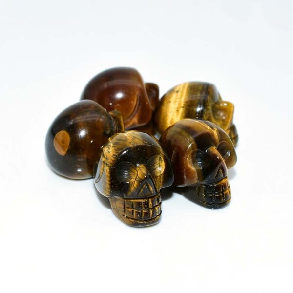 Yellow Tiger Eye Skull Crystals – Confidence and Focus Boosters
