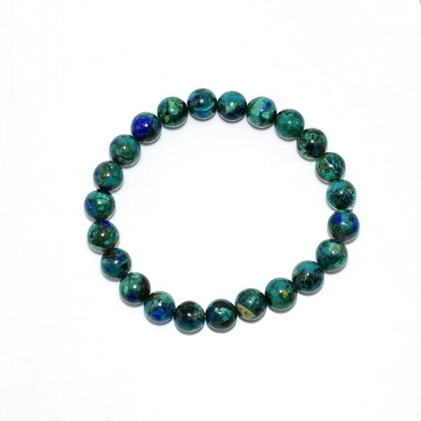 Single-strand Azurite Bracelet arranged in a full circle