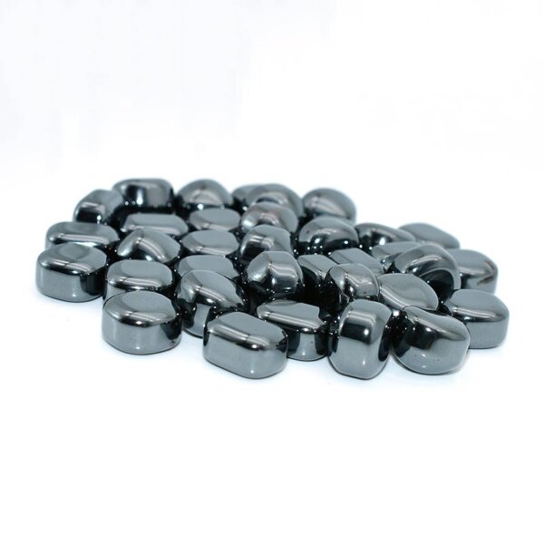 Shiny Tumbled Hematite crystals – metallic luster and grounding energy
