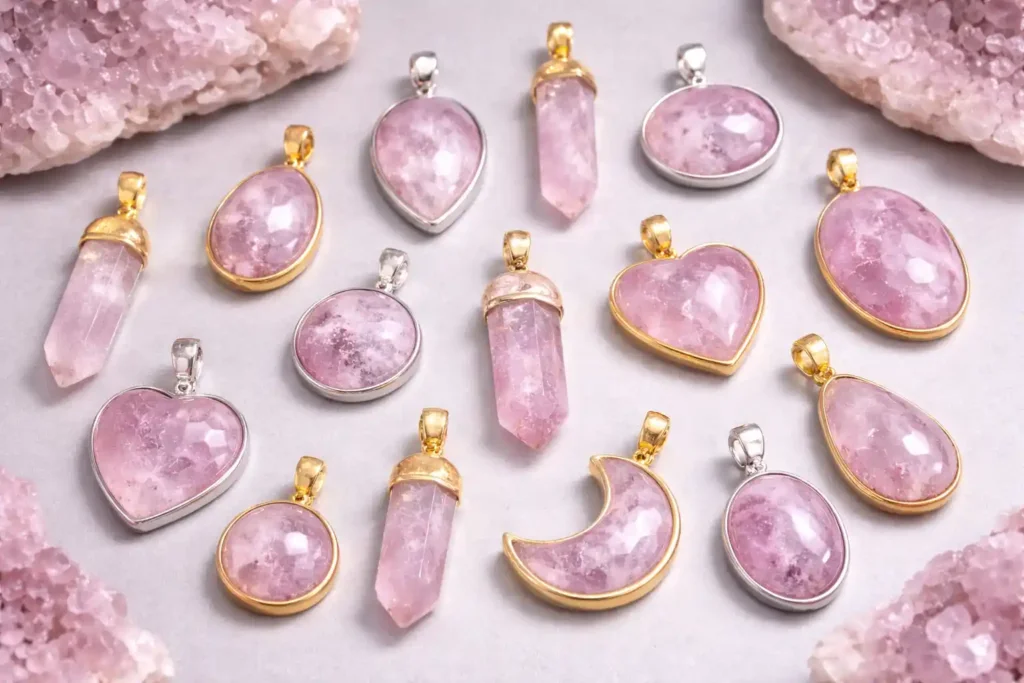 Pink Amethyst Meaning – pink amethyst pendant category thumbnail.
