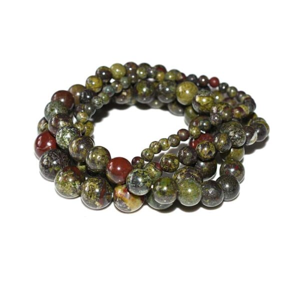 Dragon Blood Jasper Bracelet multiple layers beaded stone bracelet