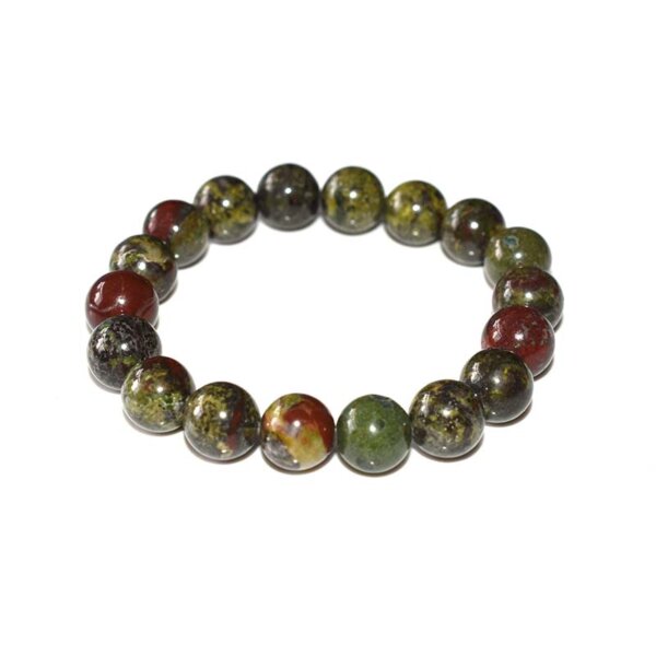 Dragon Blood Jasper Bracelet 10mm round beads handmade gemstone bracelet