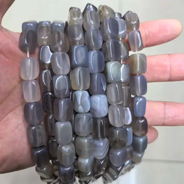 Grey Agate Beads