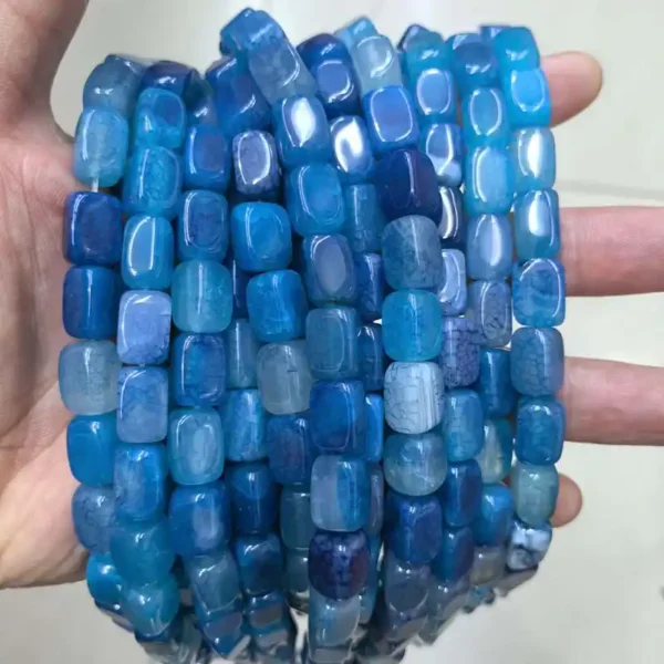 Blue Agate Beads Wholesale Crystal On Hand