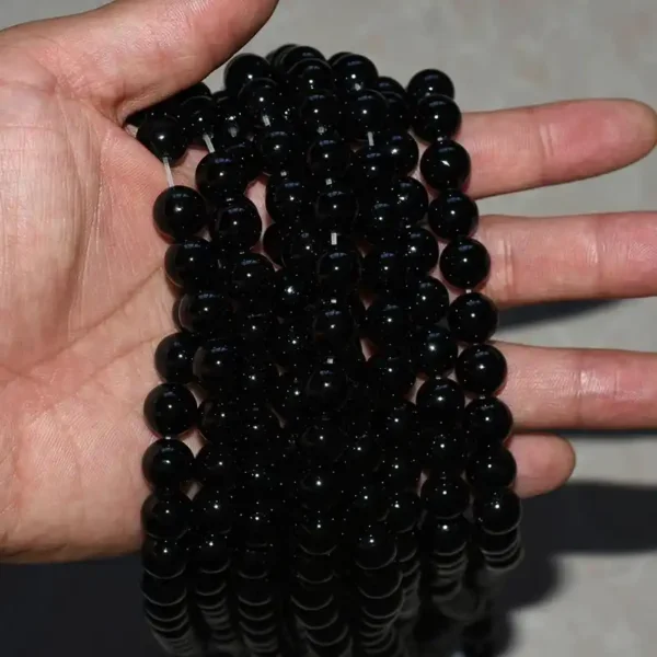 14mm Black Onyx Beads Wholesale natural round beads