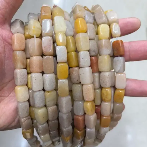 Old Yellow Jade Beads