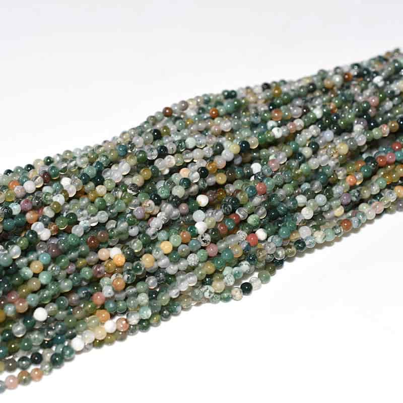 Indian Agate 3mm Beads Wholesale Price