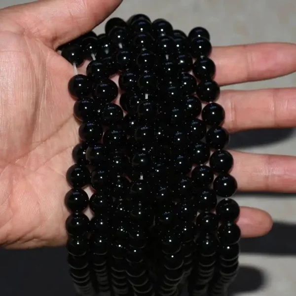 16mm Black Onyx Beads Wholesale strands for jewelry making