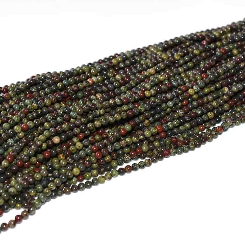 Dragon Blood Jasper 3mm Beads Wholesale Price