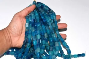 Blue Agate Beads On Hand Seperately