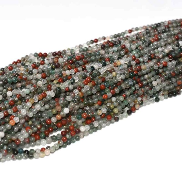 African Blood Jasper 3mm Beads Wholesale Price