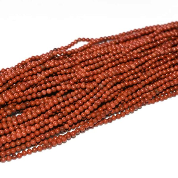 Red Jasper 3mm Beads Wholesale Price