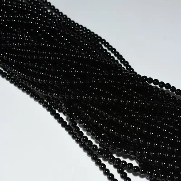 6mm Black Onyx Beads Wholesale beads for DIY jewelry