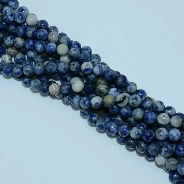 Wholesale Sodalite Beads strands – deep blue and white natural gemstone beads